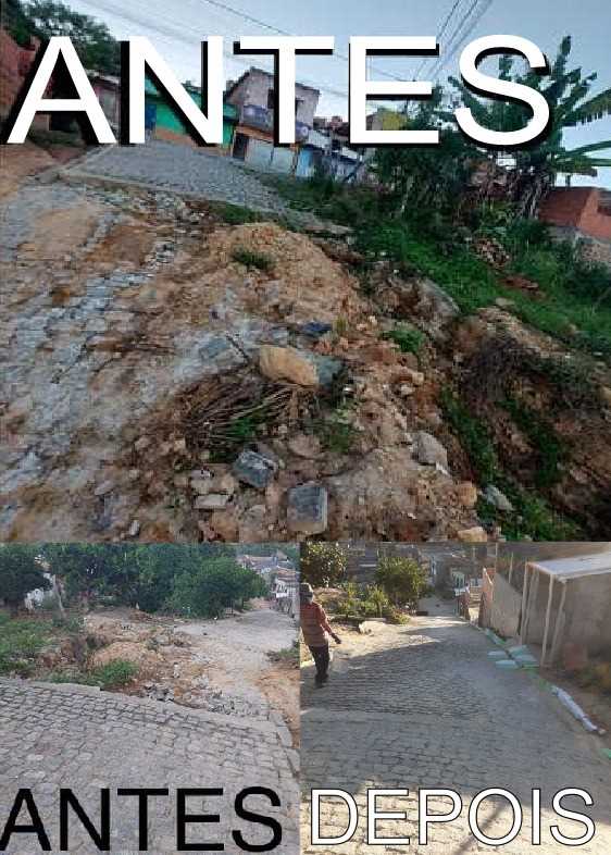 Camacã: Rua do Sossego volta ao sossego com a recuperação e limpeza geral
